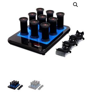 Chi magnetic hot rollers w/ clips